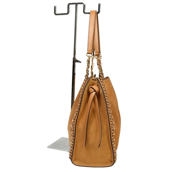 Michael Kors Mina Large Suede Chain Shoulder Bag (Fair Condition) - Picture 10 of 16